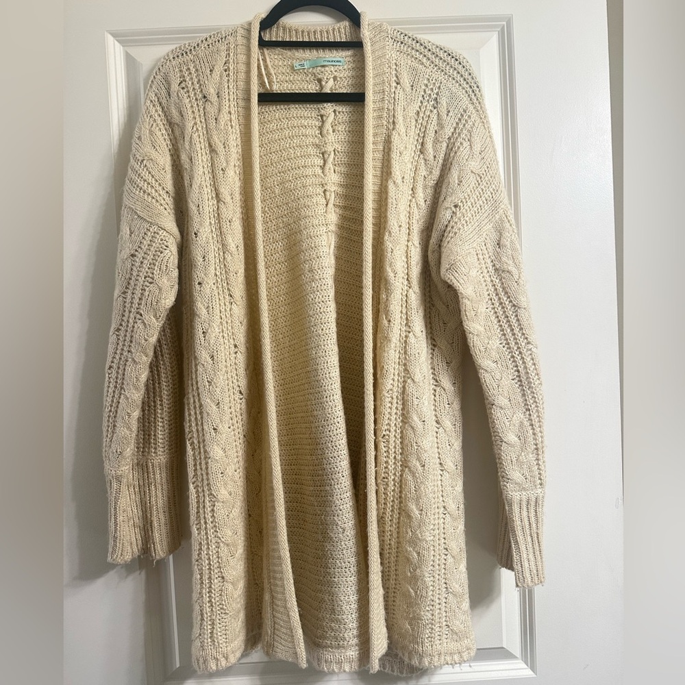 Cream Knit Cardigan
